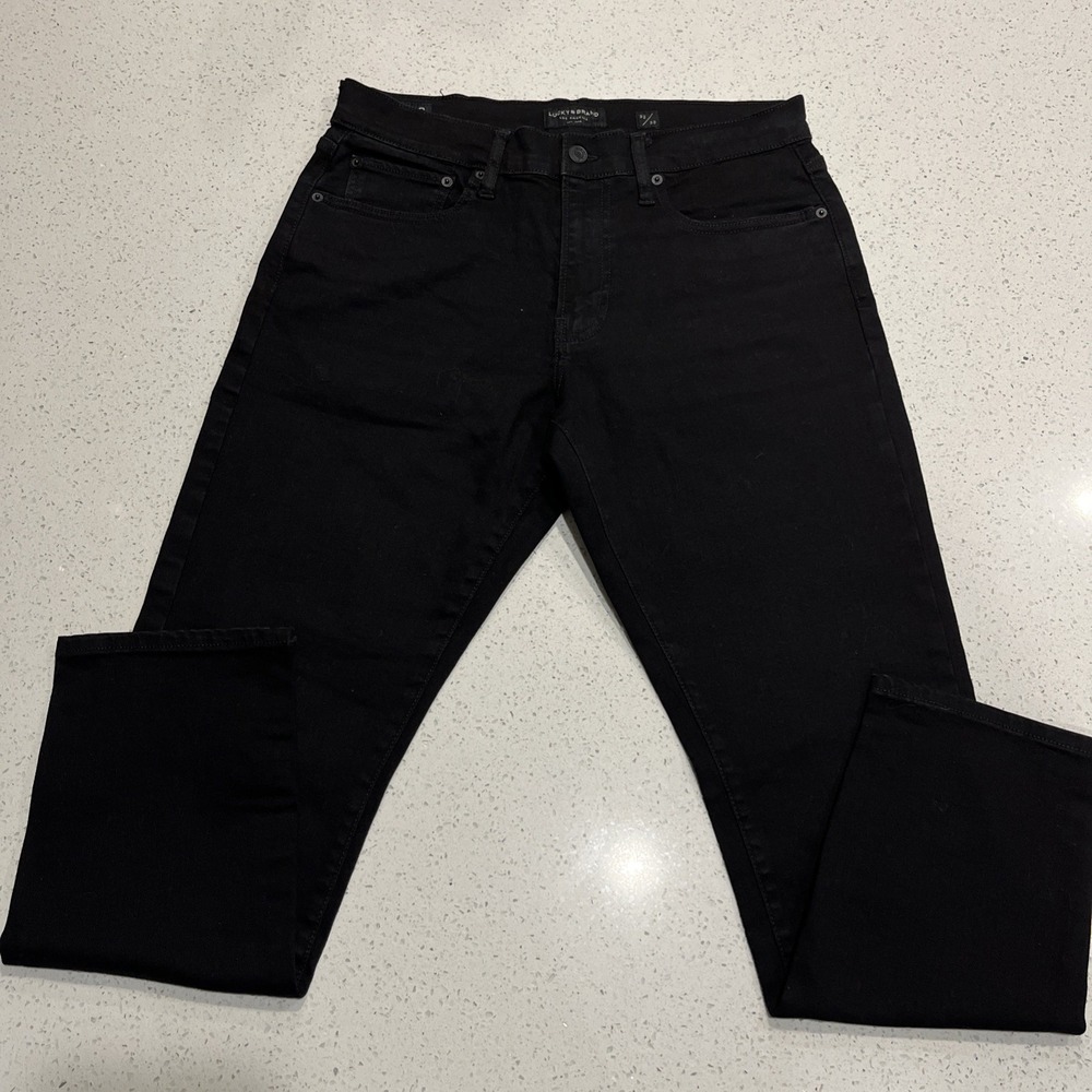 Lucky Brand Men's 412 Athletic Slim Stretch Jeans 32/30 Black Jeans